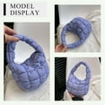 thumbnail image 6 of Kukuzhu Small Quilted Tote Bag for Women, Soft Puffer Tote Bag Lightweight Designer Pleated Hobo Bags Handbag Puff Bags, 6 of 7