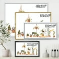 thumbnail image 4 of Designart 'Indoor House Plants Urban Jungle in Flowerpots II' Traditional Framed Canvas Wall Art Print, 4 of 5
