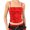 Red, variant on HXWCHs Sequin Camisole Elegant Low Cut Sleeveless Blouse Versatile Basic Tank ofp for Women Party Night Out M Silver