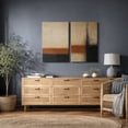 thumbnail image 2 of Canvas Print Abstract Wall Art Set of 2 Neutral Decorative for Living Room Bedroom - 24"x36" x 2, 2 of 8