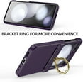 thumbnail image 4 of HCTian Ultra Slim Case for Samsung Galaxy Z Flip 6,Support Wireless Charging Case with 360°Rotating Kickstand and Hinge Protection Phone Shell, 4 of 7