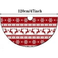 thumbnail image 3 of FMSHPON Funny French Bulldog Xmas Christmas Tree Skirt Stand Mat for Holiday Party Decoration Indoor Outdoor 36 inches, 3 of 3