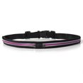 thumbnail image 4 of Sonducket Riñonera deportiva de nailon, cinturón para adolescentes, paquete con cremallera, viaje, senderismo, entrenamiento, ejercicio, Violeta 5Conjunto, 4 of 6