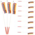thumbnail image 4 of Mobutofu 10Pcs Multi Color Gymnastics Ribbons for Training Dance and Circus Performance with Wrist Bracelet, 4 of 6