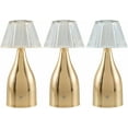thumbnail image 7 of BoutiqueRugs Karakenja Contemporary Iron Bedside Table Lamp for Bedroom Nightstand - Modern End Side Lighting for Living Room - Gold - 10" H, 7 of 7