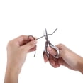 thumbnail image 4 of Tijeras de pesca con llavero plegable de acero inoxidable (plata), 4 of 7