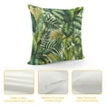 thumbnail image 4 of QZHH Tropical Palm Leaves Throw Pillow Cover Banana Jungle Leaf Floral Pattern Fabric for Couch Bed Sofa Car Waist Cushion Cover Pillow Case, 4 of 5
