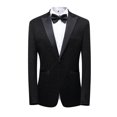 thumbnail image 1 of WEAIXIMIUNG Carnaval Masculin Brillant Coupe Ajustée Veston Mariage Spectacle Robe Homme Complet, 1 of 3