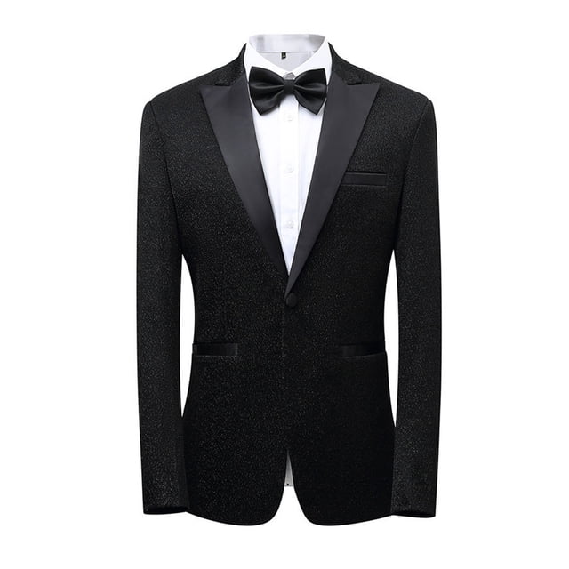 WEAIXIMIUNG Carnaval Masculin Brillant Coupe Ajustée Veston Mariage Spectacle Robe Homme Complet