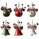 thumbnail image 4 of Campanas de metal JanHm adornos de árbol colgante de Navidad color blanco rojo verde Diámetro 12 x 5,5 x 5,5 cm 6 piezas, 4 of 5
