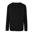 thumbnail image 4 of hotojiny Casual Sweatshirt for Women Long Sleeve Crew Neck Loose Knit Tunic Tops Fall Fashion Clothes, 4 of 5