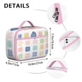 thumbnail image 6 of Lunch Bag for Men Designname Women Lunch Tote for Travel and Commuting WaterResistant Lining Portable Lightweight Lunch Cooler Bag, 6 of 6