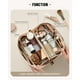 thumbnail image 2 of Bolsa de maquillaje EACHY Travel de gran capacidad impermeable F-Beige, 2 of 8