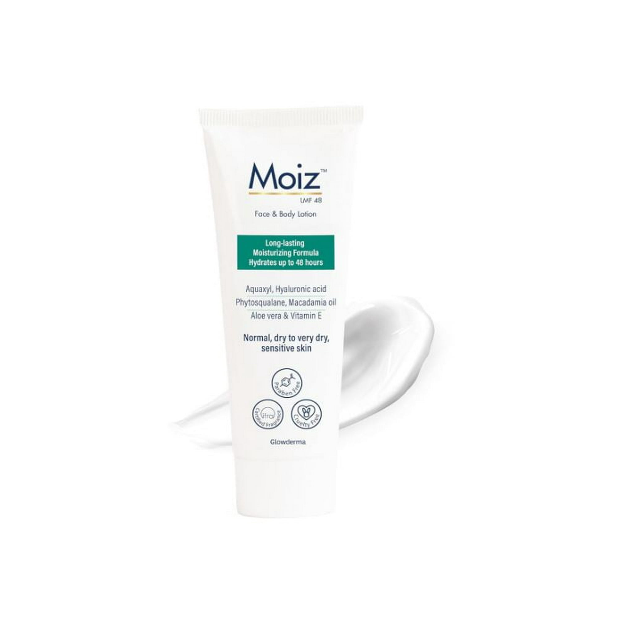Moiz LMF 48 Lotion | 48 Hour Long-Lasting Moisturizer | Formulated