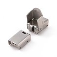 thumbnail image 2 of Tarnish Resistant 201 Stainless Steel Watch Band Clasps Rectangle Stainless Steel Color 25x14x6mm Hole: 4x10mm Material 201 Stainless Steel, 2 of 4