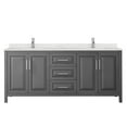 thumbnail image 7 of Wyndham Collection Wcv252580d-Qtz-Unsmxx Daria 80" Free Standing Double Basin Vanity Set -, 7 of 7