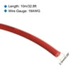 thumbnail image 2 of Uxcell 18AWG Stranded Wire Hookup 10M/33ft Red, Electrical Wire UL1007 Spool, 2 of 6