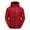 Red, variant on Save up to 50% Man Water Resistance Drawstring Pockets Hooded Outdoor Jacket Coat Gift for Women and Men