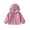 Pink, variant on WXFAZCVU Girls Jacket Lightweight Hooded Windbreaker Kids Rain Coats Fall Fashion Clothes Size 2-3 Years