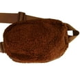 thumbnail image 1 of Belt Bag Multi-functional Zipper Plush Adjustable Strap Pure Color Unisex Style Fanny Pack Shoulder Waist Pack for Outdoor, 1 of 11