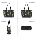 thumbnail image 6 of FORMRS Canvas Laptop Tote Bag for Women with 15.6" Computer Compartments Shoulder Handbag, Orange Fireflies Pattern, 6 of 7