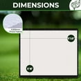 thumbnail image 3 of KHAMPA 9' 10" x 11' 5.8" Golf Impact Screen for Simulators | Indoor Use with Grommets & Reinforced Border, 3 of 10