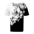 thumbnail image 4 of DPTALR T-shirt Plissé à Manches Courtes pour Femmes, 4 of 4