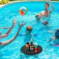 thumbnail image 2 of Floating Pool Cup Holder Drink Float with 5 Holes Tray for Parties Beach Spa Tool, 2 of 4