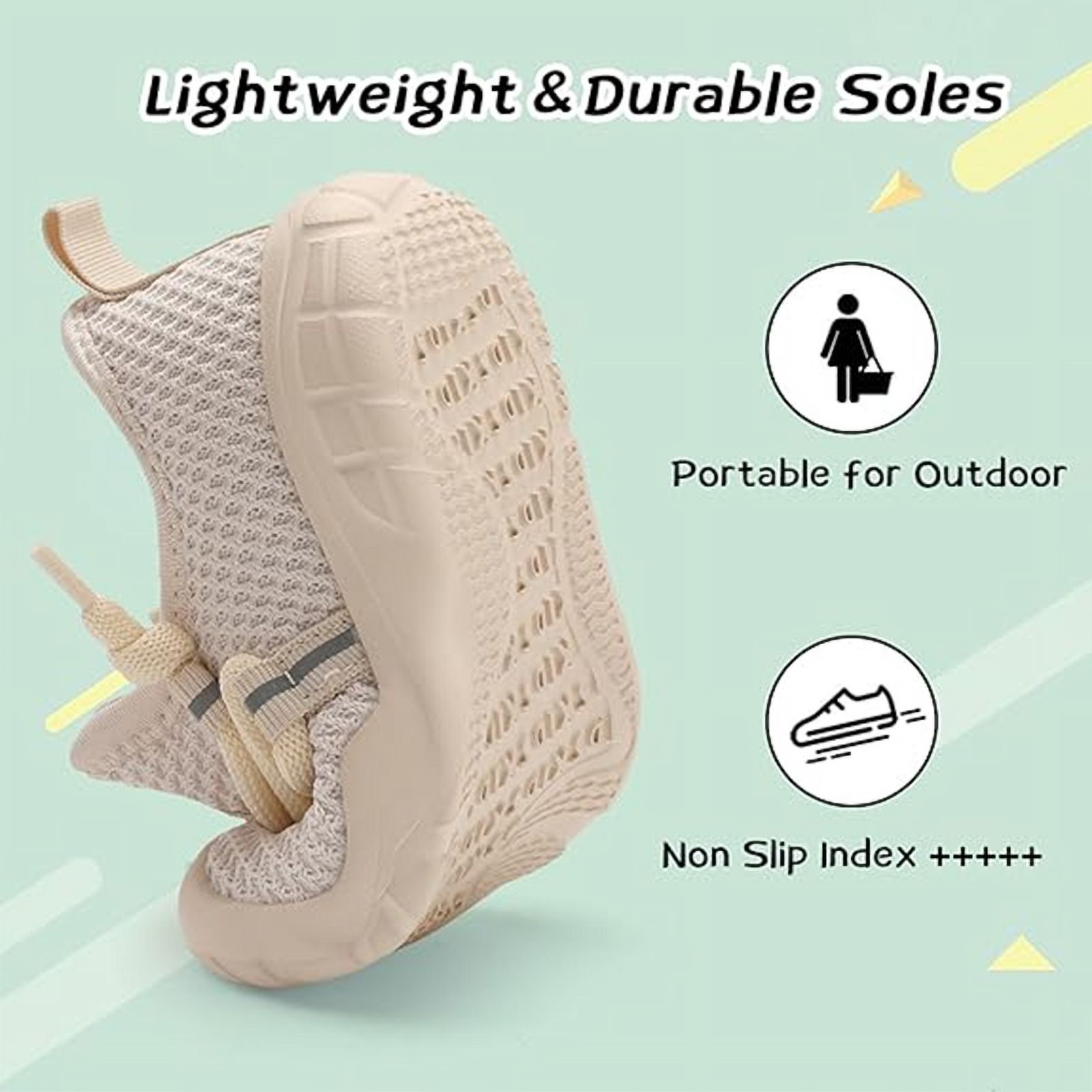 Barerun Toddler Breathable Knit Walking Sneaker photo 5
