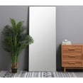 thumbnail image 2 of Allora 72" x 30" Mid Century Metal Frame Clear Beveled Mirror in Gray, 2 of 9
