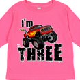 thumbnail image 4 of Inktastic Monster Truck 3rd Birthday Boys or Girls Long Sleeve Toddler T-Shirt, 4 of 5