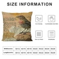thumbnail image 5 of SHANXI Throw Pillow Cover on The Branch Accent Red Decorative Cute Pillowcase for Sofa Couch 24x24in, 5 of 5