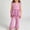 Pink, variant on Beach Clothes for Girl Sleeveless Ruffle Tank Top Wide Leg Pant Set Size 6M-5T Casual Graphic Summer Matching Wear Coffee