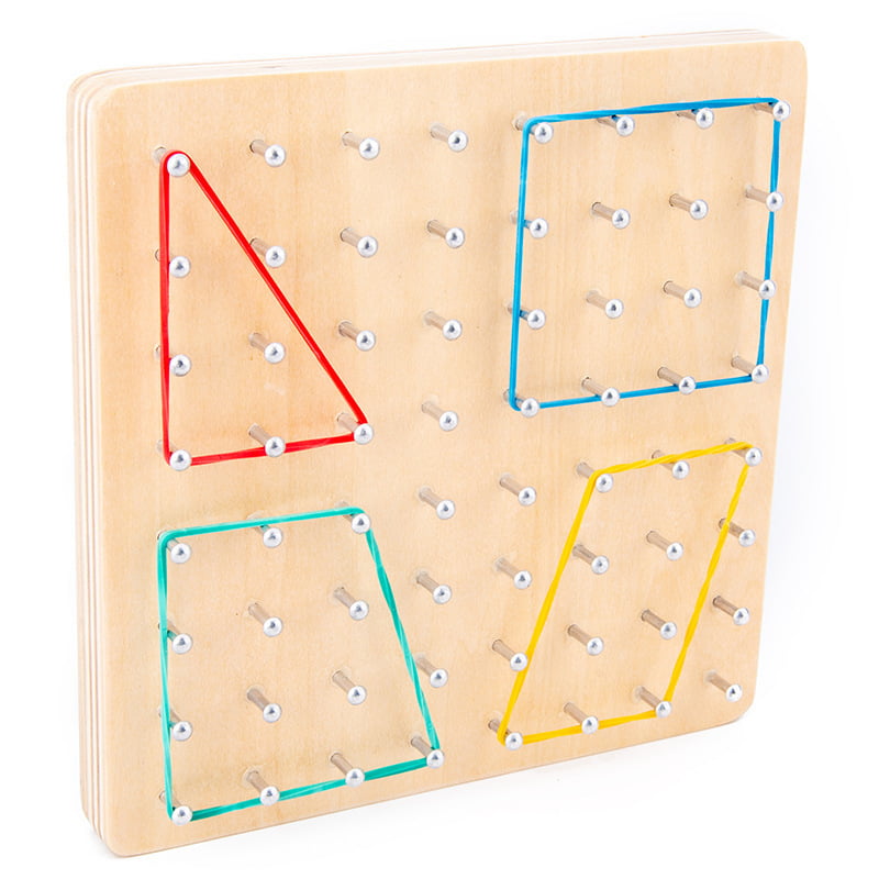 Details about   Nail Board Space Imagination Educational Toy Early Learning Math Teach 