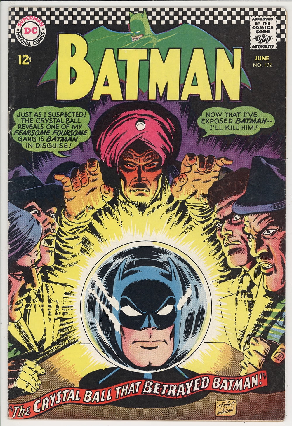 Cover of Batman #192