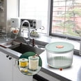 thumbnail image 3 of DOLITY Food Storage Jar,Flour Canister for Kitchen Corner, BPA- Flour Container for Green 5Kg, 3 of 9