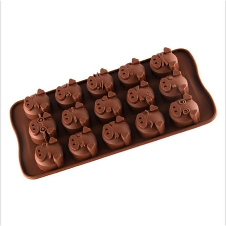 

Silicone 15 With Chocolate Silicone Baking Ice Tray Vertical Fondant Cake Sales Today Clearance
