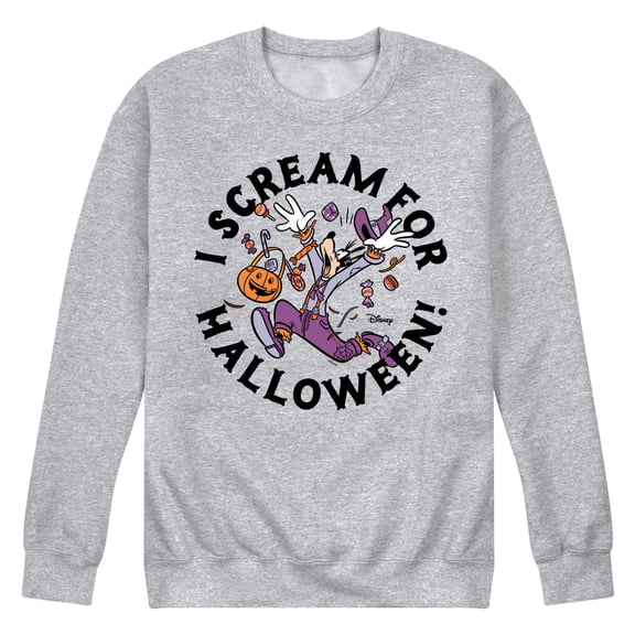 Disney - I Scream For Halloween - Men's Crew Fleece Sweatshirt