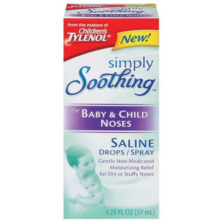 McNeil Tylenol Simply Soothing Saline Drops/Spray, 1.25 oz