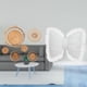 thumbnail image 2 of Artesanía de pared, tejido de ratán, decoración colgante, almohada con forma de lazo, bonito cojín con lazo, adorno suave, cómoda funda de almohada ad, 2 of 8