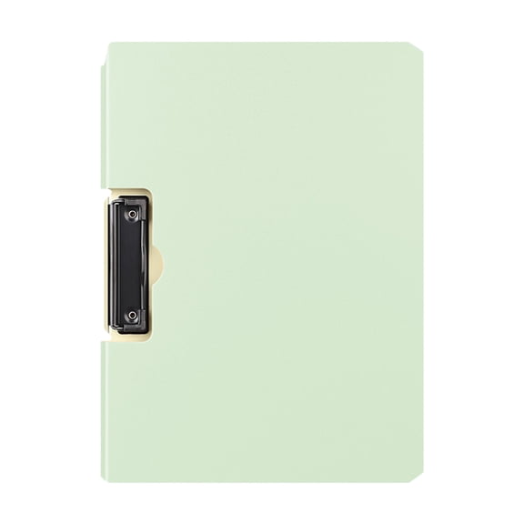 Chanana Clipboard Folder, A4 Foldable Clipboard with Horizontal/Vertical Metal Clips, Foldable Binder Clipboards, File Cover Folder Clipboards, Mint Green