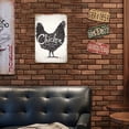 thumbnail image 4 of 20x30cm Rectangular pollo Metal Retro estaño pintura placa garaje café decoración Tmvgtek Para estrenar, 4 of 9