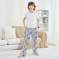 thumbnail image 6 of Wobogo Dinosaur Tropical Plants Long Pajama Pants Bottoms Soft Sleepwear with Pockets, 6 of 9