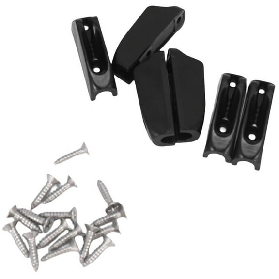 6Pcs Canoe Kayak Cord Lock Rudder Control Nylon Self-Lock Rope Cord Tensioner Runner Anchor Jam Cleat