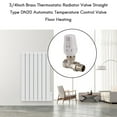 3/4Inch Brass Thermostatic Radiator Valve Straight Type DN20 Automatic