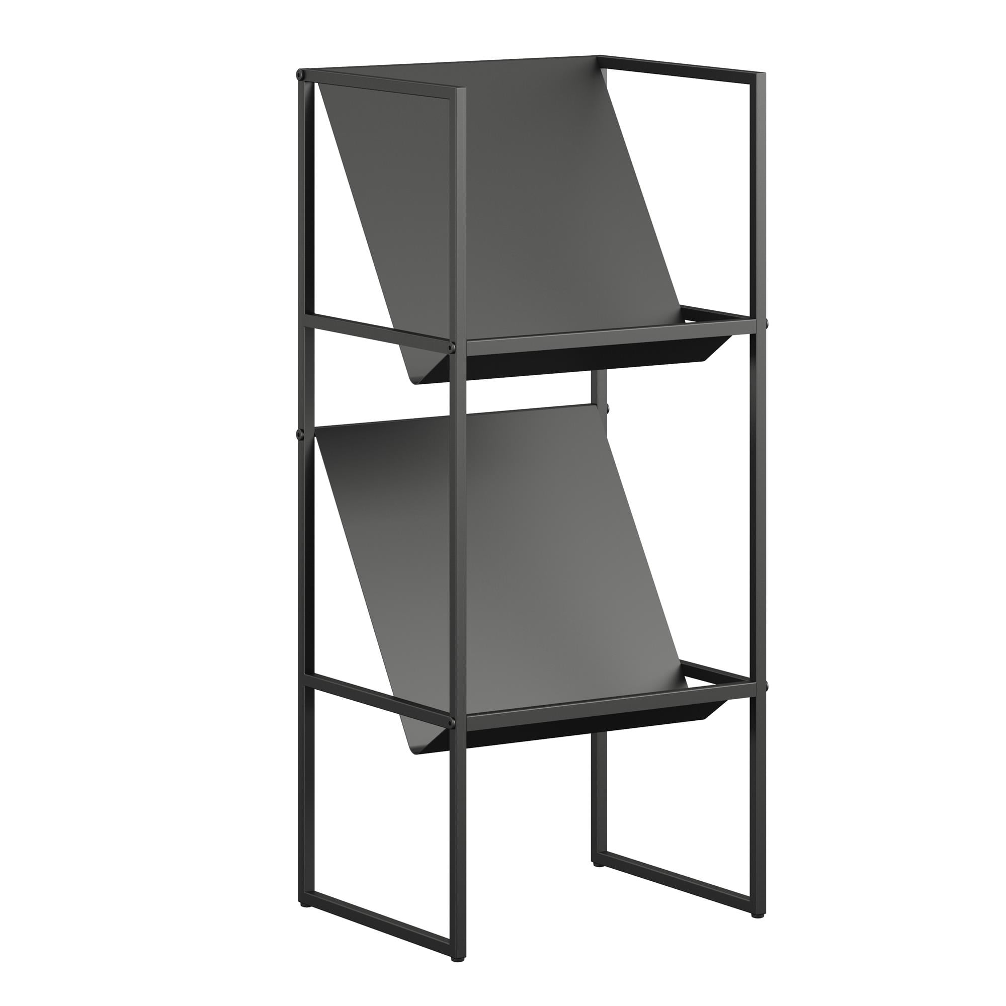 Novogratz Helix Vinyl Record Storage, Black