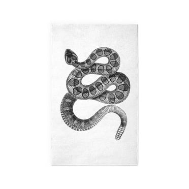 CafePress - Rattlesnake 3'X5' Area Rug - 3'x5' Decorative Area Rug, Fabric Throw Rug