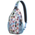 thumbnail image 1 of Axolotl Kawaii Cute Cartoon Sling Backpack Lightweight Durable Crossbody Bag Multi-Functional Design Perfect Gift for Lovers of Adorable Mythical Fantasy Creatures, 1 of 6