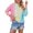 Pink, variant on Bedroom Long Sleeve Pullover Sweater Ladies Christmas Sweatshirt Bright Tunic Sweater plus Size Pullover Hoodies Women Hoodie Tie Dye Sweatshirt Warm Top Orange M
