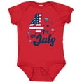 thumbnail image 3 of Inktastic 4th of July with Striped Stars Boys or Girls Baby Bodysuit, 3 of 5